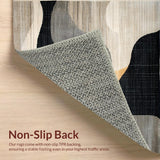 Elegant Beige Abstract Curvature(Gray)