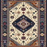 Elegant Earthy Toned Trellis Motif(Beige)