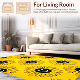 Playful Yellow Botanical Design(Yellow)