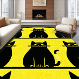 Eclectic Cat Centric Decorative(Yellow)