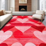 Luxurious Plush Heart Decoration(Red)