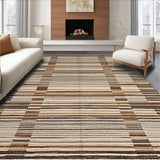 Chic Lattice Design in Brown Shades(Gray)