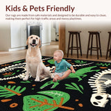 Bold Graphic T Rex Depiction(Black)