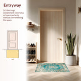 Cozy Vintage Symmetrical Elements(Green)