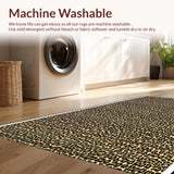 Ultra Soft Area Rug, Non Slip, Stain Resistant, Washable Area Rugs for Living Room, Bedroom, Trendy Nature-Inspired Touch(Beige)
