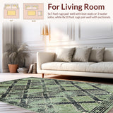 Cozy Low Pile Lattice Style(Gray)