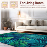 Chic Tropical Linear Elements(Blue)
