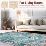 Blue Floral Tapestry(Blue)