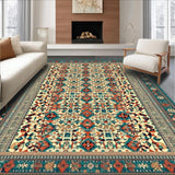 Ultra Soft Area Rug, Non Slip, Stain Resistant, Washable Area Rugs for Living Room, Bedroom, Essential Boho Chic(Blue)