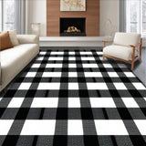 Elegant Black and White Checkerboard(Black)