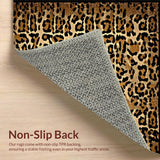 Ultra Soft Area Rug, Non Slip, Stain Resistant, Washable Area Rugs for Living Room, Bedroom, Luxurious Faux Fur Chic Design(Beige)