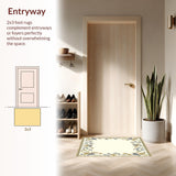 Ultra Soft Area Rug, Non Slip, Stain Resistant, Washable Area Rugs for Living Room, Bedroom, Boho Accent Non Slip(Beige)