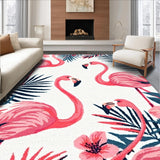 Ultra Soft Area Rug, Non Slip, Stain Resistant, Washable Area Rugs for Living Room, Bedroom, Luxurious Elegant Nautical Theme(Pink)