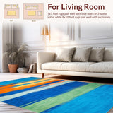 Eclectic Striped Color Fusion(Blue)