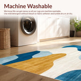 Ultra Soft Area Rug, Non Slip, Stain Resistant, Washable Area Rugs for Living Room, Bedroom, Patio Country Wynona Area(Beige)