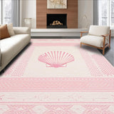 Contemporary Pink Coastal Touch(Pink)