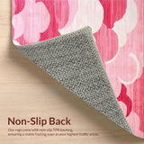 Delightful Cozy White Fluffy Aesthetic(Pink)