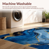 Sophisticated Gold Accented Design(Blue)