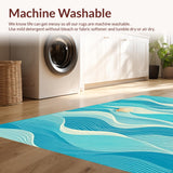 Stylish Abstract Seaside Elements(Blue)
