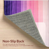 Ultra Soft Area Rug, Non Slip, Stain Resistant, Washable Area Rugs for Living Room, Bedroom, Gradient Soft Pastel Aesthetic(Pink)