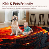 Contemporary Lava Flow Aesthetic(Red)