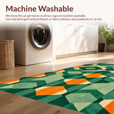 Earthy Tones Abstract Tiled Motif(Green)