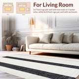 Chic Farmhouse Stripe for Porches(Beige)