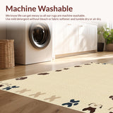 Ultra Soft Area Rug, Non Slip, Stain Resistant, Washable Area Rugs for Living Room, Bedroom, Charming Neutral Toned Animal Design(Beige)