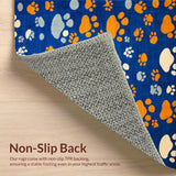 Cute Blue Feline Artistic Print(Blue)