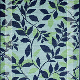 Whimsical Navy Floral Motif(Blue)