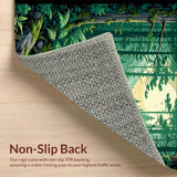 Intricate Forest Scene Print(Green)