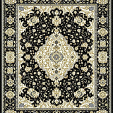 Luxurious Vintage Inspired Ornate Design(Black)