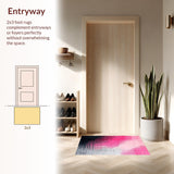 Chic Ombre Geometry Fusion(Pink)