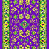 Ultra Soft Area Rug, Non Slip, Stain Resistant, Washable Area Rugs for Living Room, Bedroom, Luxurious Multi-Color Geometric Motif(Purple)