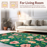 Vibrant Whimsical Floral Aesthetic(Green)