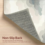 Ivory Cloud Area Dreamy with Artistic Shape for Home(Beige)