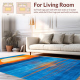 Contemporary Colorful Fluid Design(Blue)