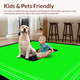 Bold Color Blocked Geometric Style(Green)