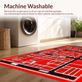 Colorful Urban Exploration Mat(Red)