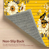 Vibrant Sunflower and Wood Aesthetic(Yellow)