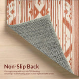 Beige Terracotta Diamond Linear Stripe Accents(Beige)