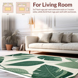 Fresh Botanical Patterned Mat(Green)