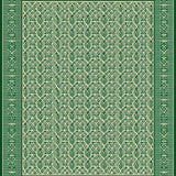 Ultra Soft Area Rug, Non Slip, Stain Resistant, Washable Area Rugs for Living Room, Bedroom, Adventure Bound Reversible Patio Area Diamond Lattice Design(Green)