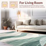 Chic Cream and Green Fluid Motif(Gray)