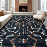 Ultra Soft Area Rug, Non Slip, Stain Resistant, Washable Area Rugs for Living Room, Bedroom, Sophisticated Race Car Bedroom Play Mat(Gray)