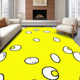 Ultra Soft Area Rug, Non Slip, Stain Resistant, Washable Area Rugs for Living Room, Bedroom, Lighthearted Cozy Bath Accessory(Yellow)