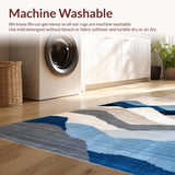 Chic Modern Artistic Stripe Design(Blue)