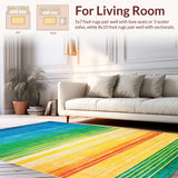 Cheerful Bright Striped Design(Blue)