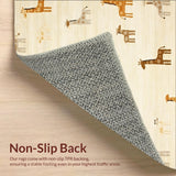 Beige Nursery Whimsical Giraffe Motif(Beige)