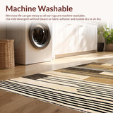 Ultra Soft Area Rug, Non Slip, Stain Resistant, Washable Area Rugs for Living Room, Bedroom, Chic Neutral Earthy Aesthetic(Beige)